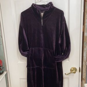 Deep Purple velour Robe